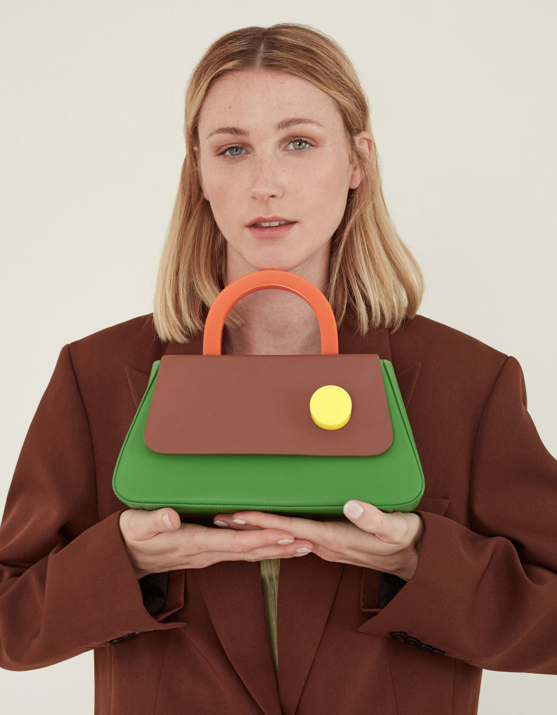 Alice Flap Bag with Strap • Kelly Green