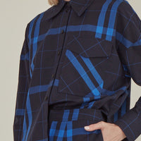 Note to Self / Tartan Plaid Shirt • Navy