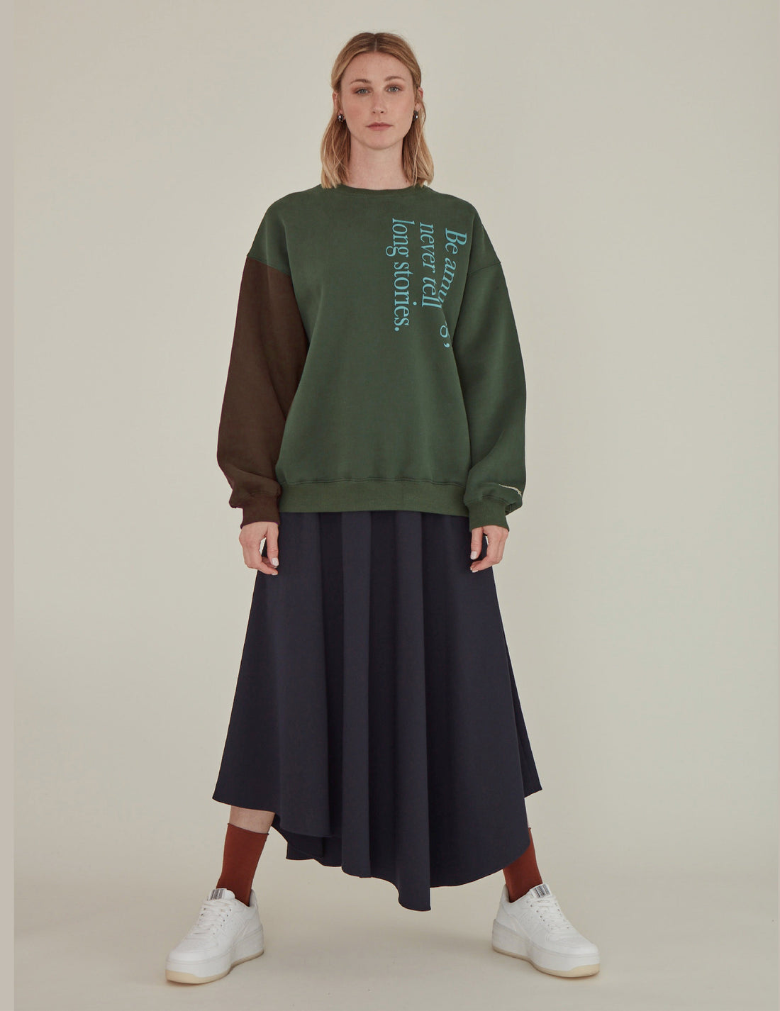 Be Amusing / Oversized Sweatshirt • Green