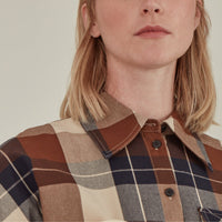 Note to Self / Tartan Plaid Shirt • Brown