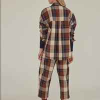 Note to Self / Tartan Plaid Shirt • Brown