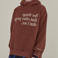 See Things / Oversized Hoodies • Brown