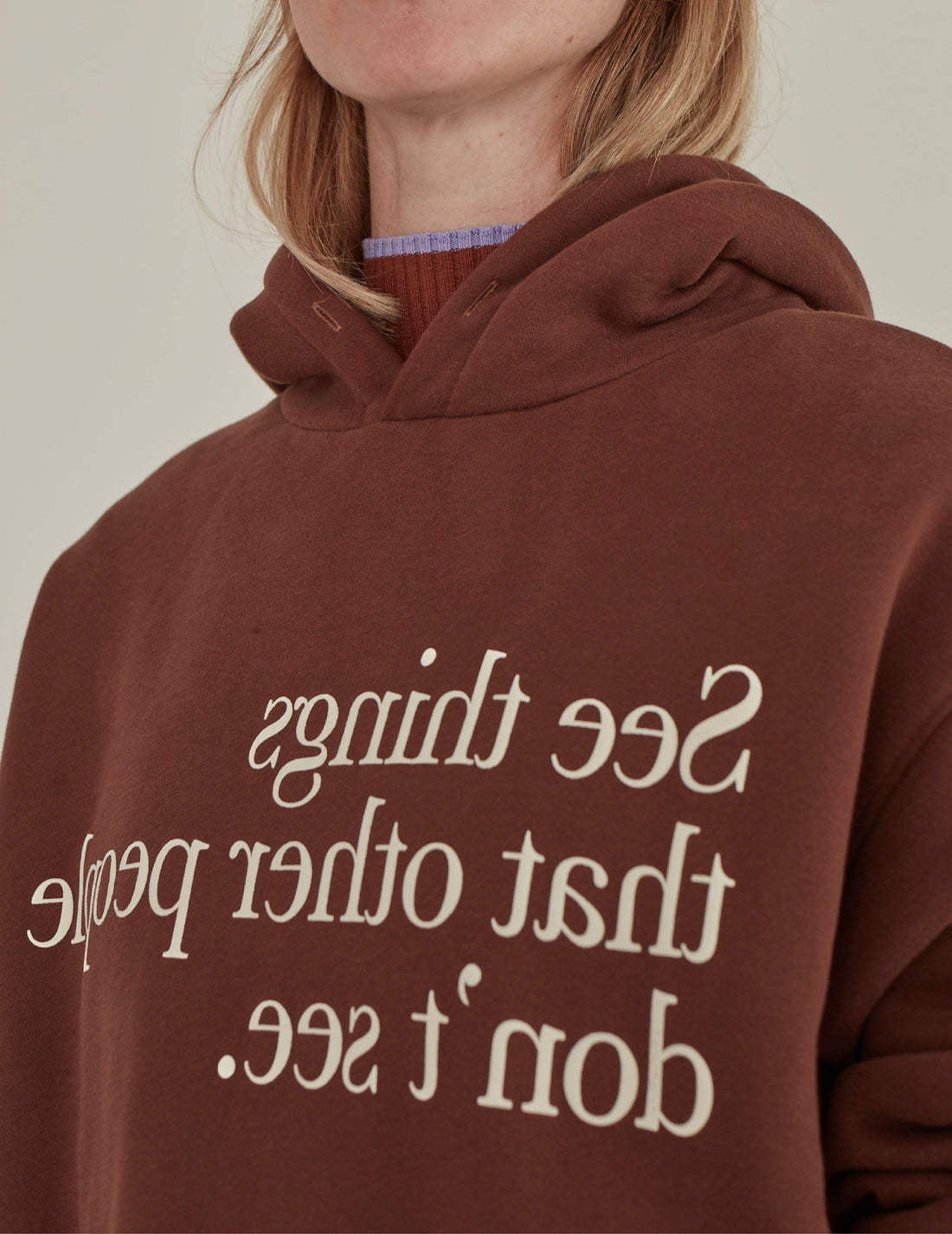 See Things / Oversized Hoodies • Brown