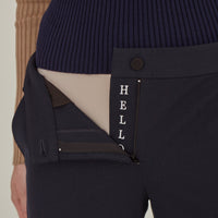 'HELLO' / Straight Fit Trousers • Navy
