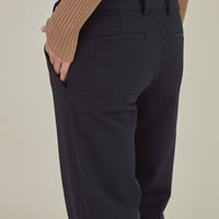 'HELLO' / Straight Fit Trousers • Navy
