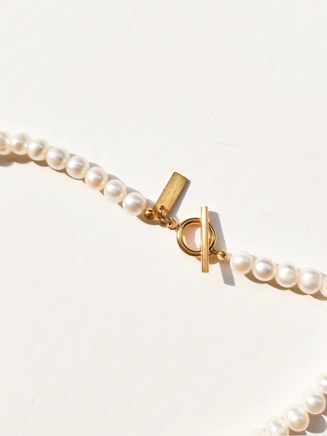 Chance Pearl Necklace •  Gold / Pearl