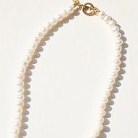 Chance Pearl Necklace •  Gold / Pearl