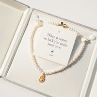 Chance Pearl Necklace •  Gold / Pearl