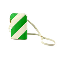 Mini Hama Shoulder Bag • Beige / Kelly Green