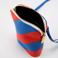 Mini Hama Shoulder Bag • Red / Ultramarine