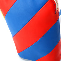 Mini Hama Shoulder Bag • Red / Ultramarine