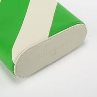 Mini Hama Shoulder Bag • Beige / Kelly Green