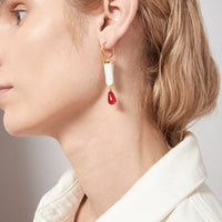 Andres Gallardo / Blood Drop Sling Earring