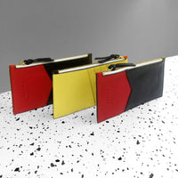 Mini Zipped Pouch • Bauhaus