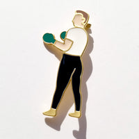 Knockout / Brooch • 4 colour options