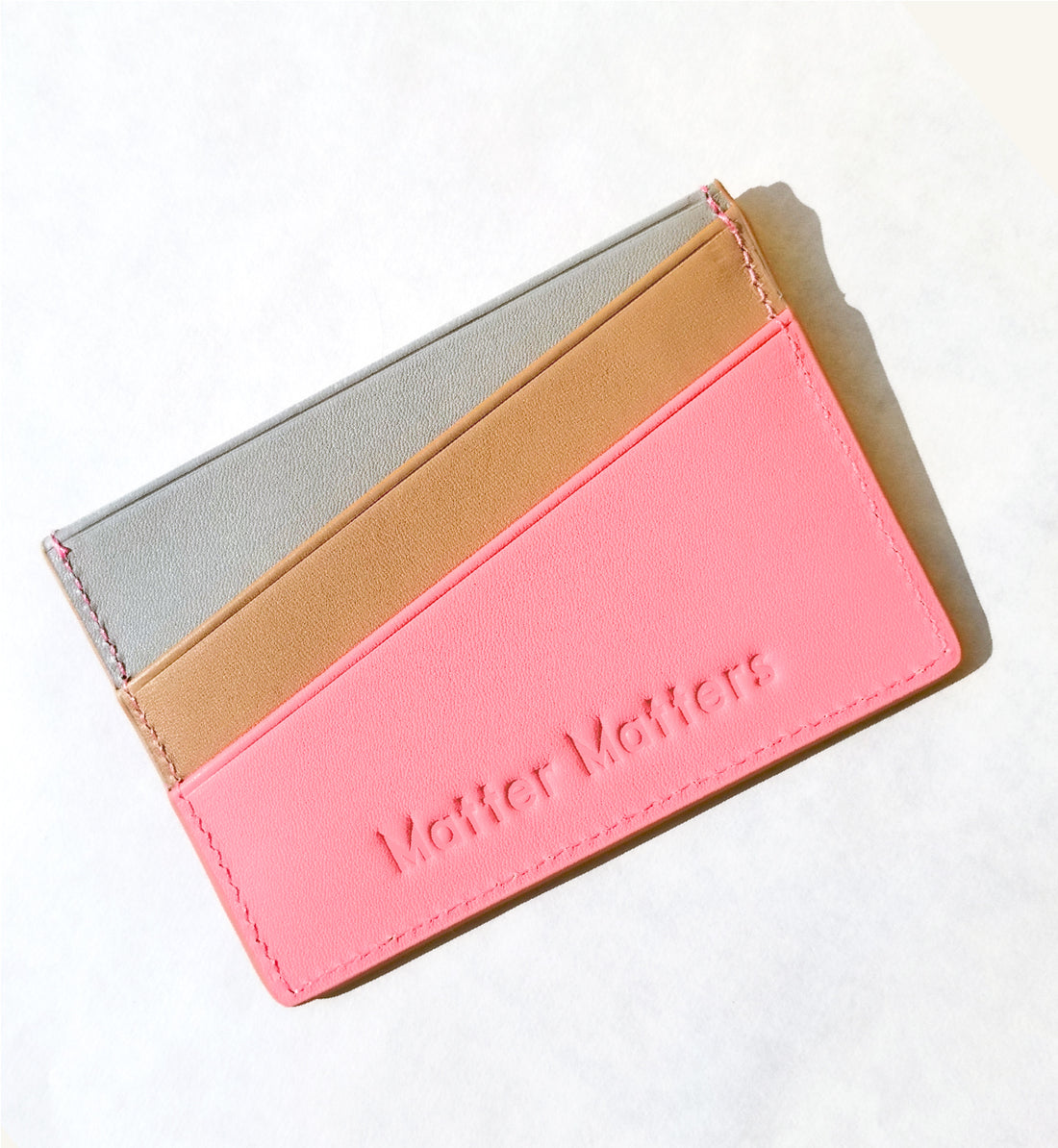 'Good Enough' Card Holder • Peach Blossom