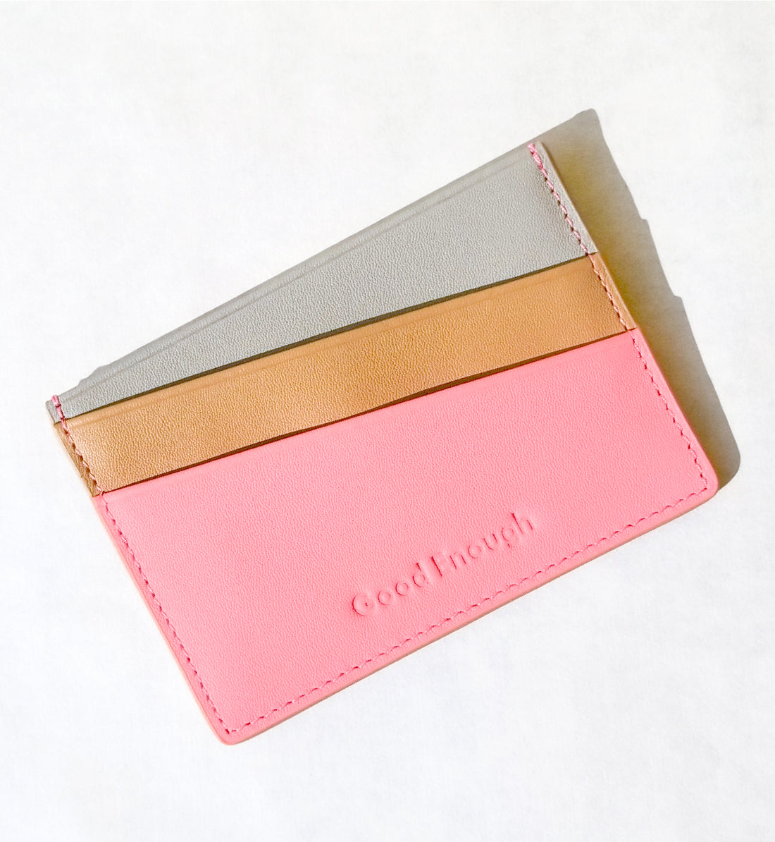 'Good Enough' Card Holder • Peach Blossom