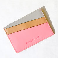 'Good Enough' Card Holder • Peach Blossom