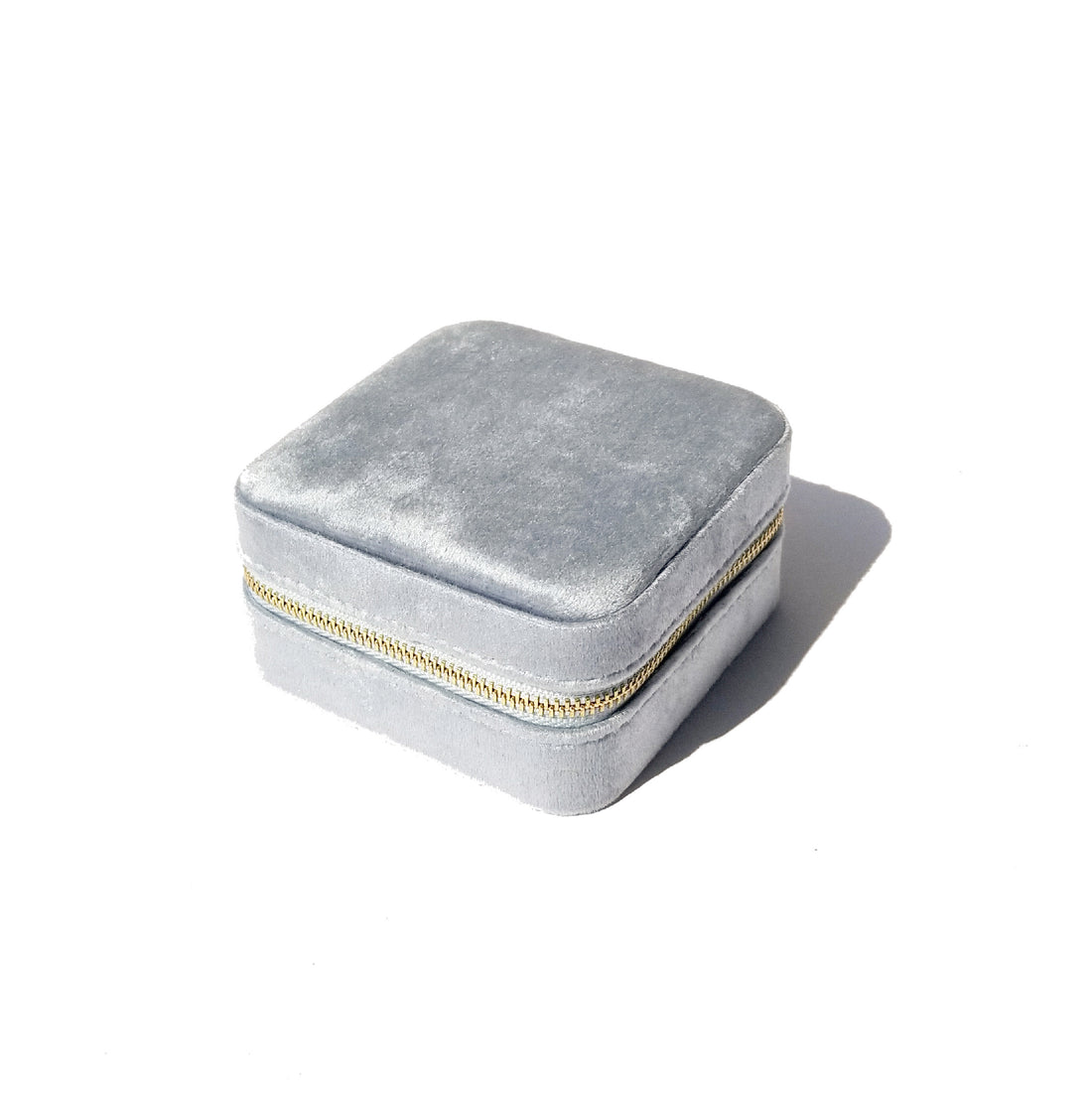 Velvet Jewellery Case • Sunrise Blue