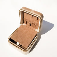 Velvet Jewellery Case • Sunset Brown
