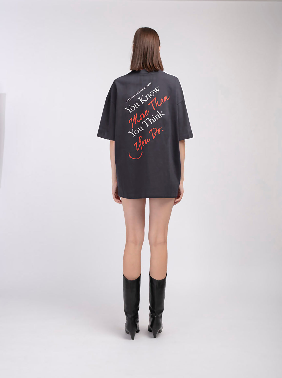 Culture / Long Tee • Charcoal