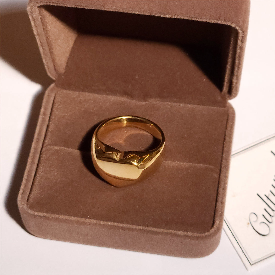 Heart Signet Ring