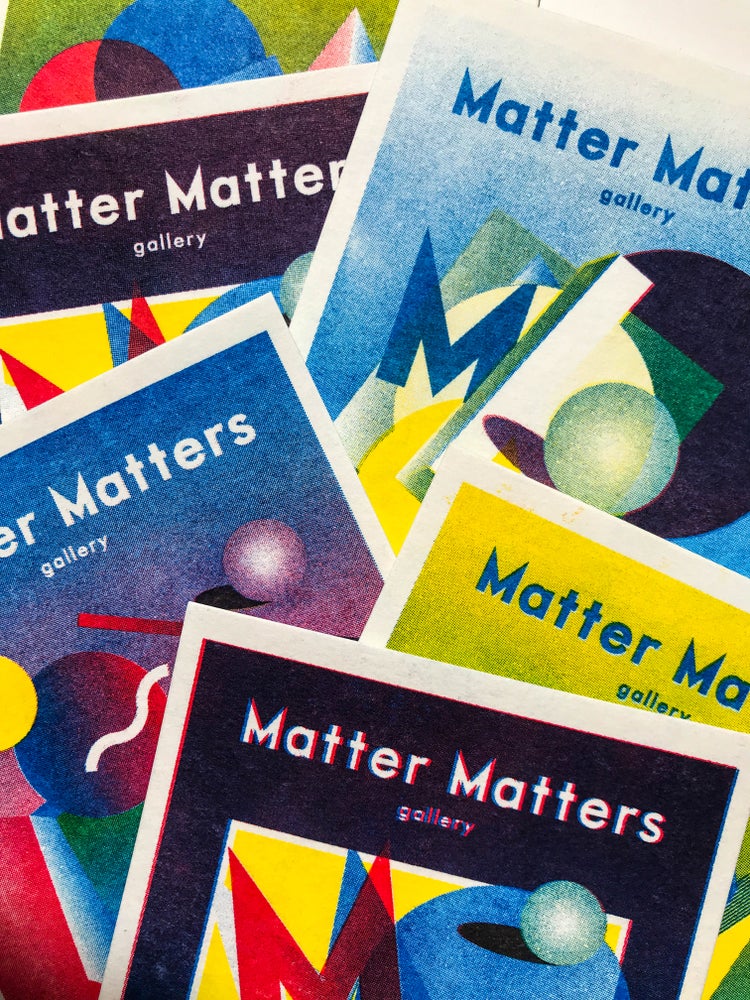 Matter Matters Gallery PMQ : Risograph printed Card Set