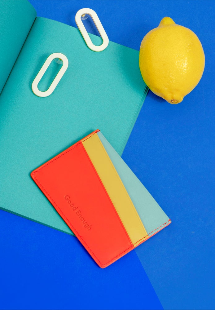 'Good Enough' Card Holder • Red