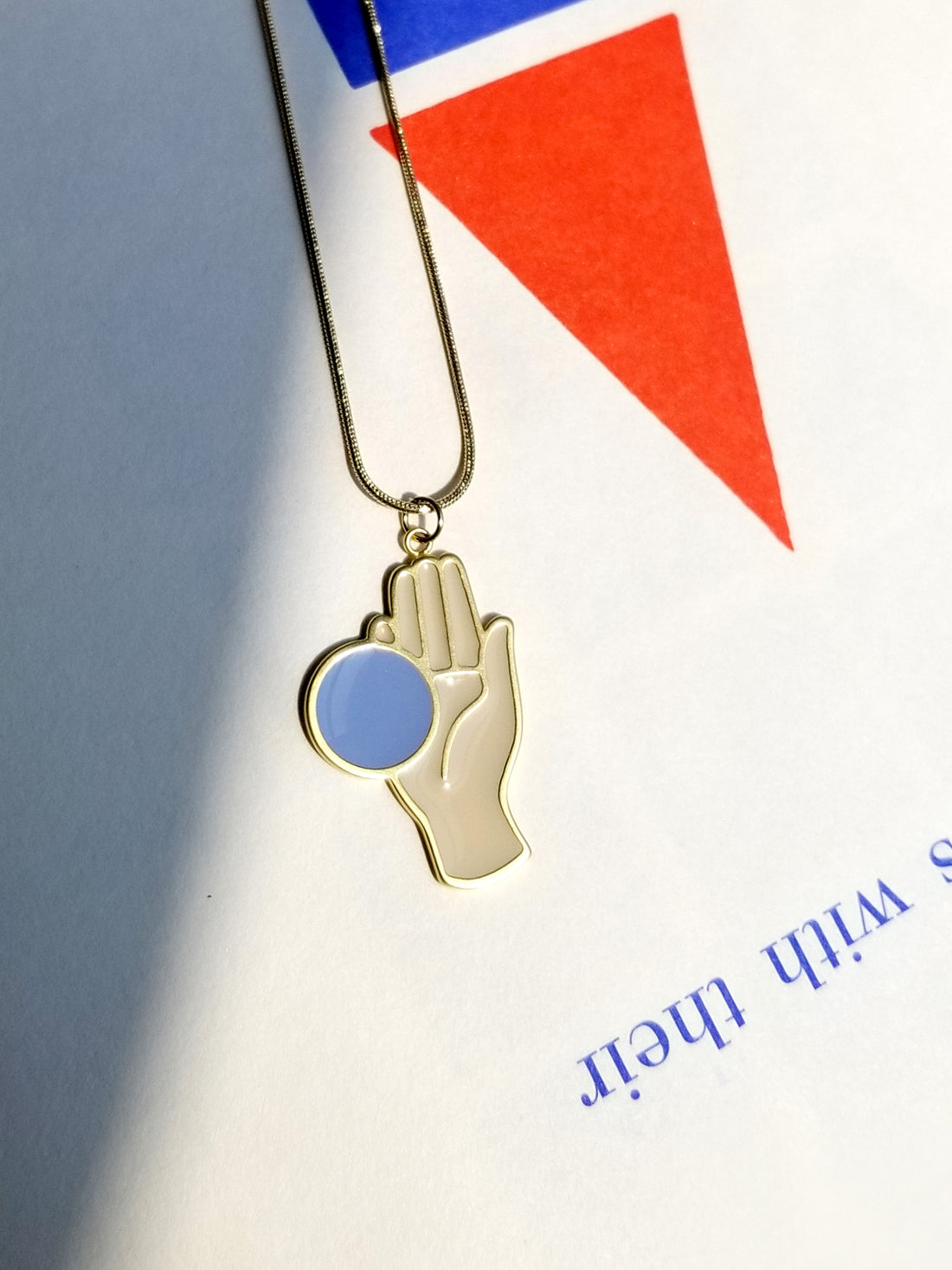 CHANCE Necklace • Light Blue