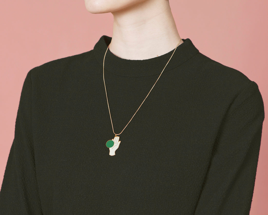 CHANCE Necklace • Dark Green