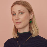 Hold Your Heart / Hoops • Pink & Forest Green