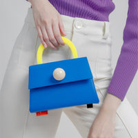 Diva Satchel Bag with Strap • Ultramarine