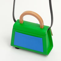 Diva Satchel Bag with Strap • Kelly Green