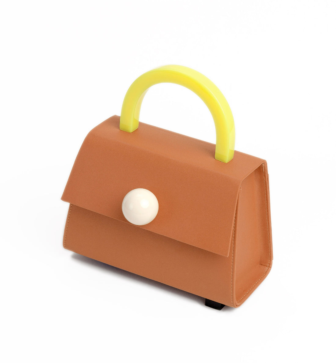 Diva Satchel Bag with Strap • Camel