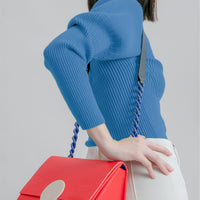 PYTHAGORAS' Shoulder Bag • Bright Red