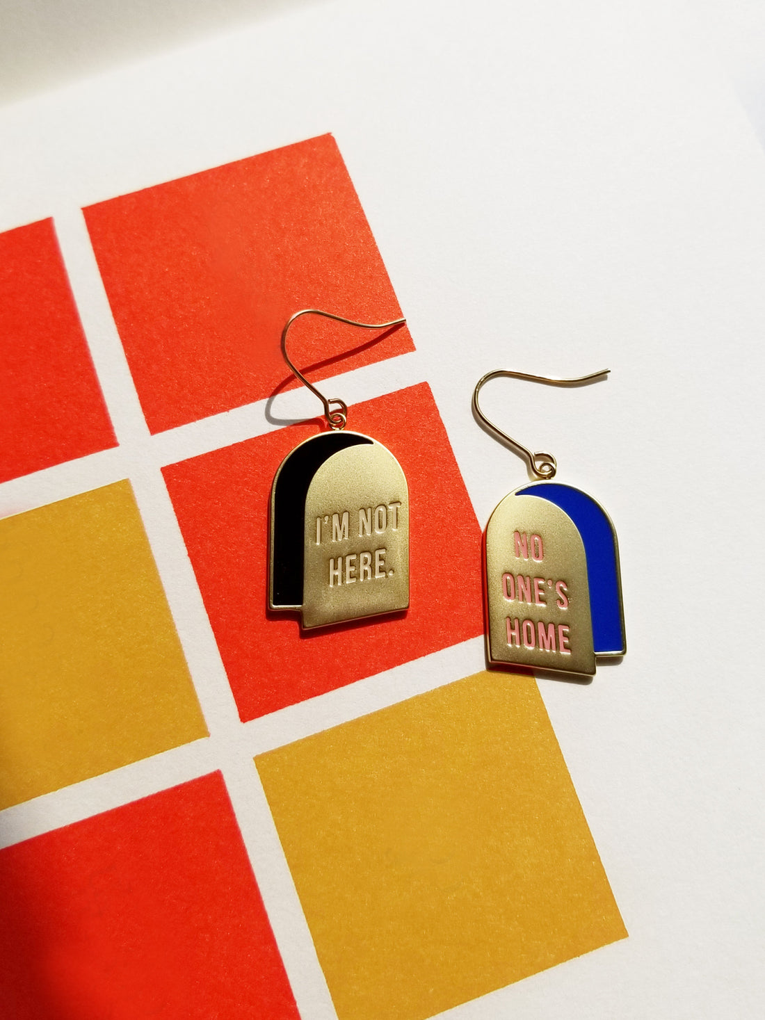 I'm Not Here / Earrings • Black