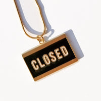 Open & Closed / Reversible Necklace