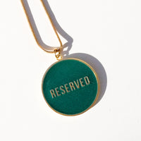 Not for Everyone / Reversible Necklace • Purple & Green