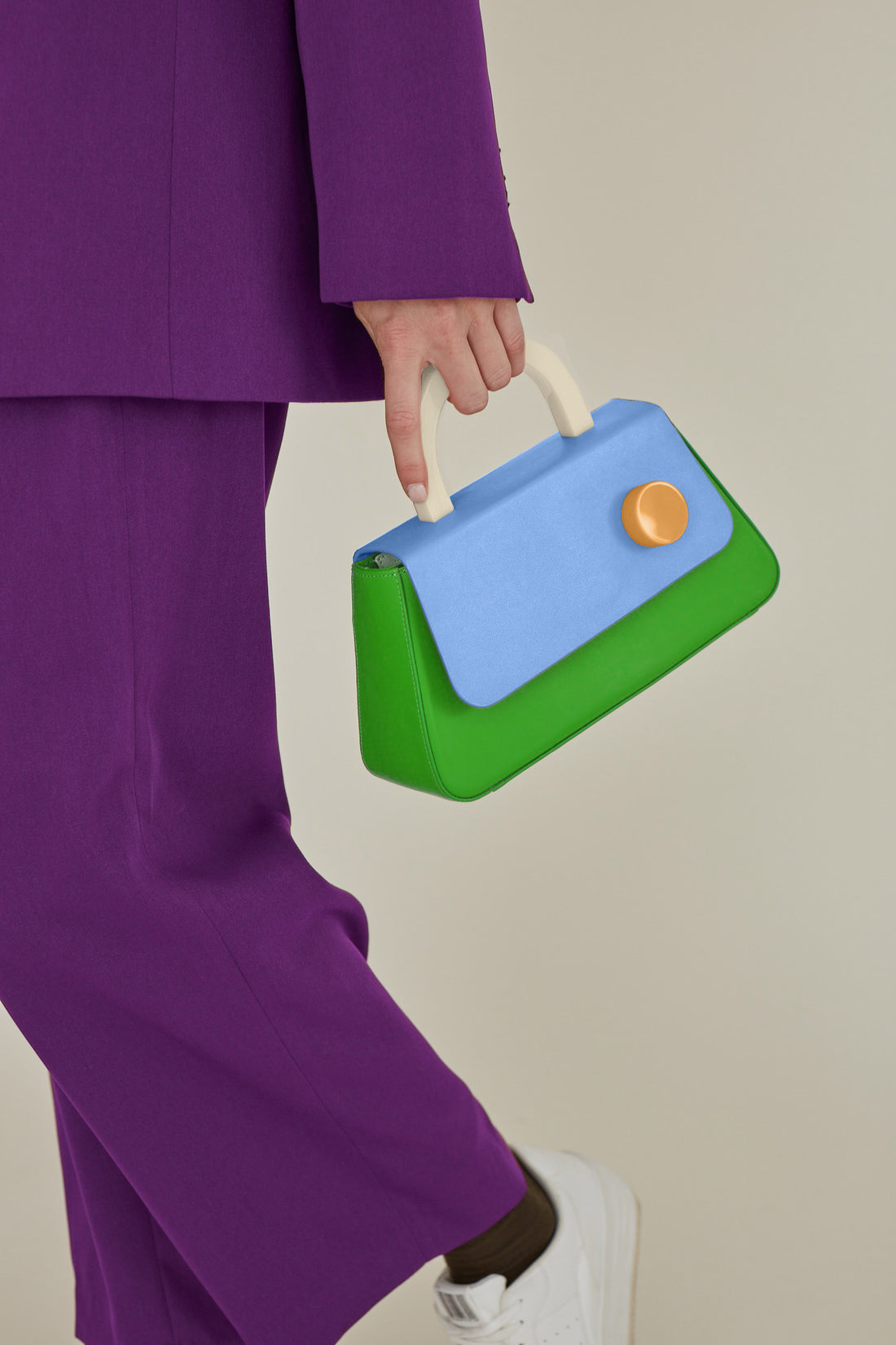 Alice Flap Bag with Strap • Forget-Me-Not