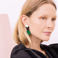 Casa Drop Earrings • Green