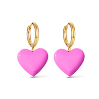 Hold Your Heart / Hoops • Pink & Forest Green