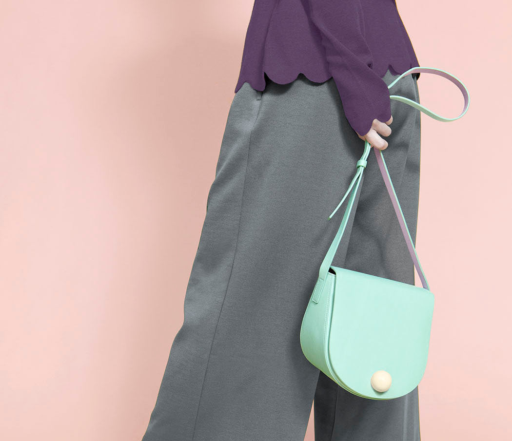 Mini Deco Saddle Bag • Mint