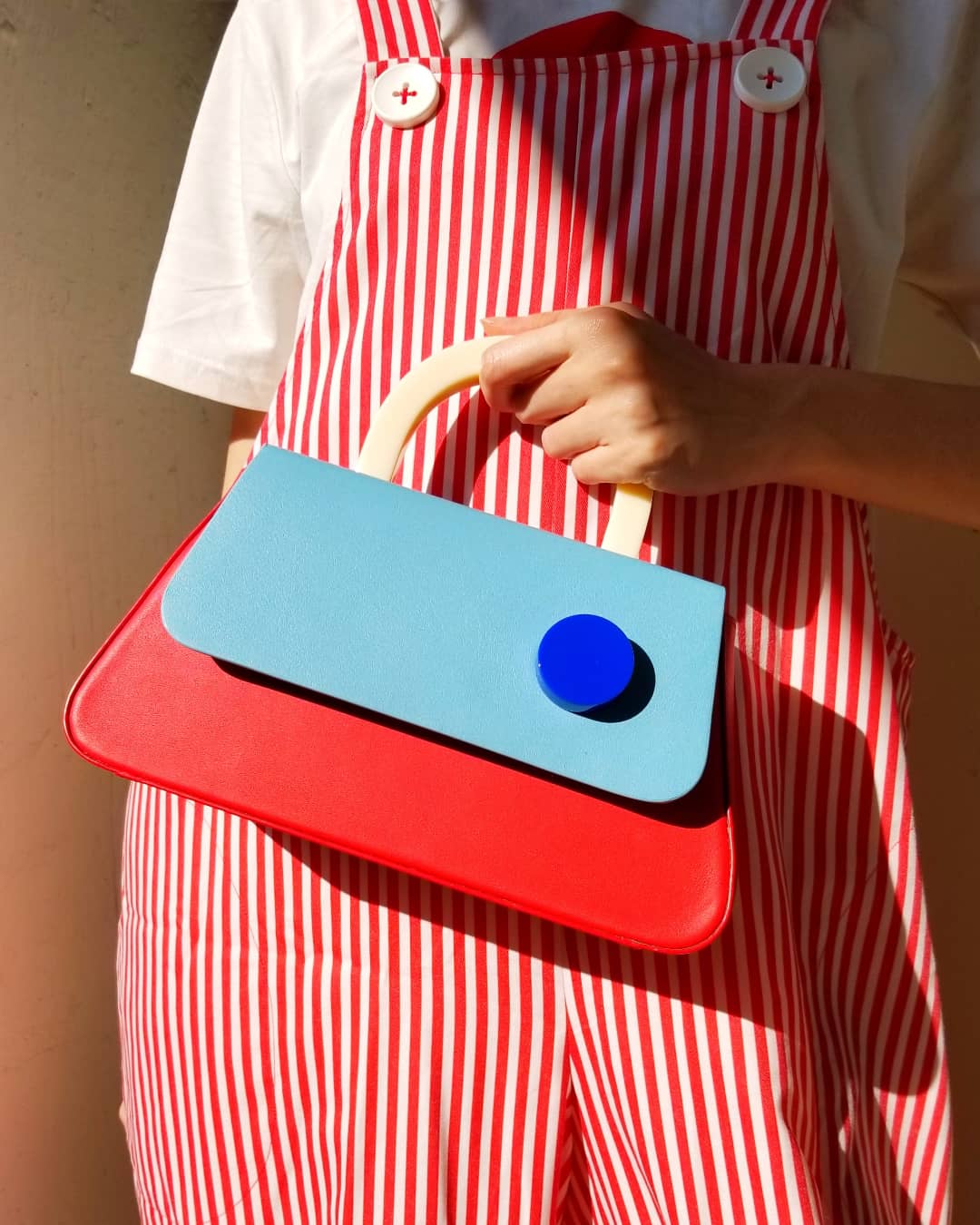 Alice Flap Bag with Strap • Red