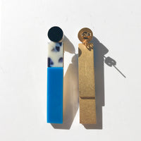 York Drop Earrings • Snow