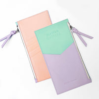 Mini Zipped Pouch • Pastel