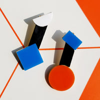 Casa Drop Earrings • Orange