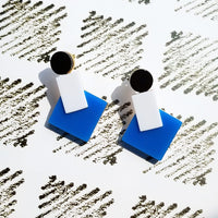 Baho Earrings • Blue