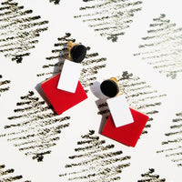 Baho Earrings • Red