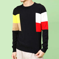 Flag Up / Wool Cashmere-Blend Sweater • Black