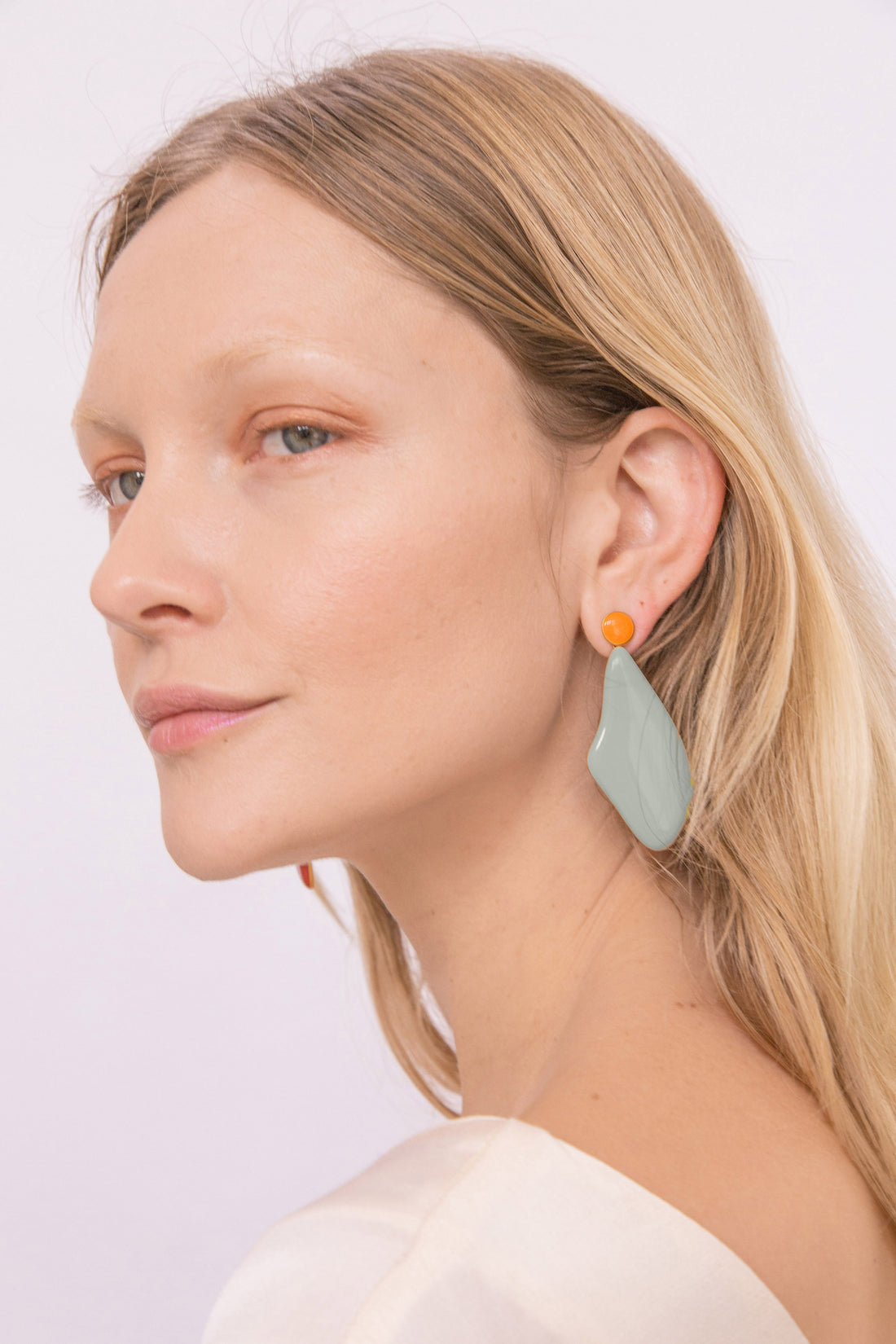 Lima Earrings • Pea Green